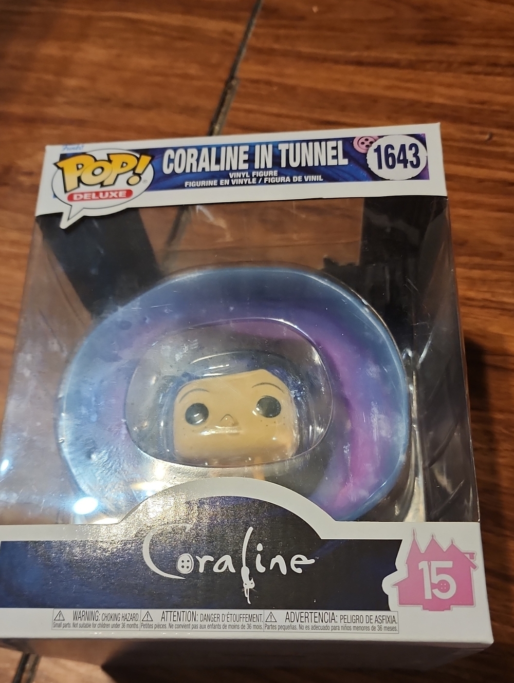 Funko Pop! Deluxe Coraline with Blue and Purple Tunnel